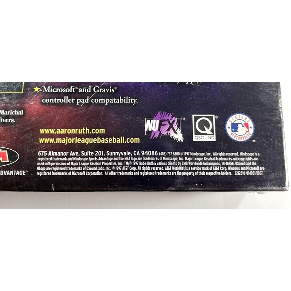 AARON vs RUTH Battle Of Big Bats CD-ROM WIN95, 1997 Computer Game New Sealed - Picture 5 of 9